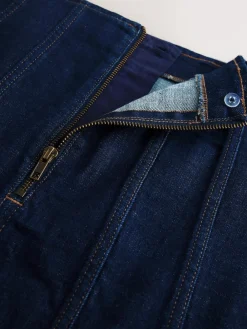 Next Denim Rinse Full Seamed Midi Skirt^Women Skirts