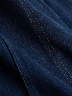 Best Next Denim Rinse Hourglass Full Seamed Midi Skirt