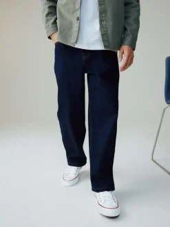 Next Denim Rinse Wide Fit Authentic Jeans (3-16yrs)^BOY Jeans|Jeans
