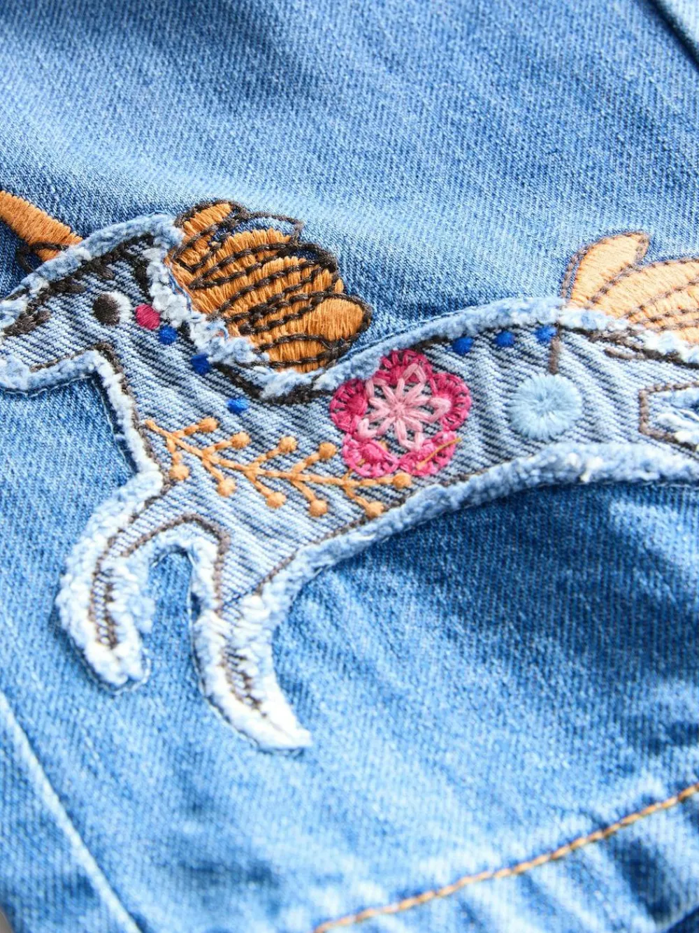Next Denim Unicorn Embellished Jeans (3mths-7yrs)^ Baby Girls|Jeans & Joggers