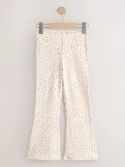 Sale Next 4 Pack Flared Leggings (3-16yrs) Ditsy Blue/Red