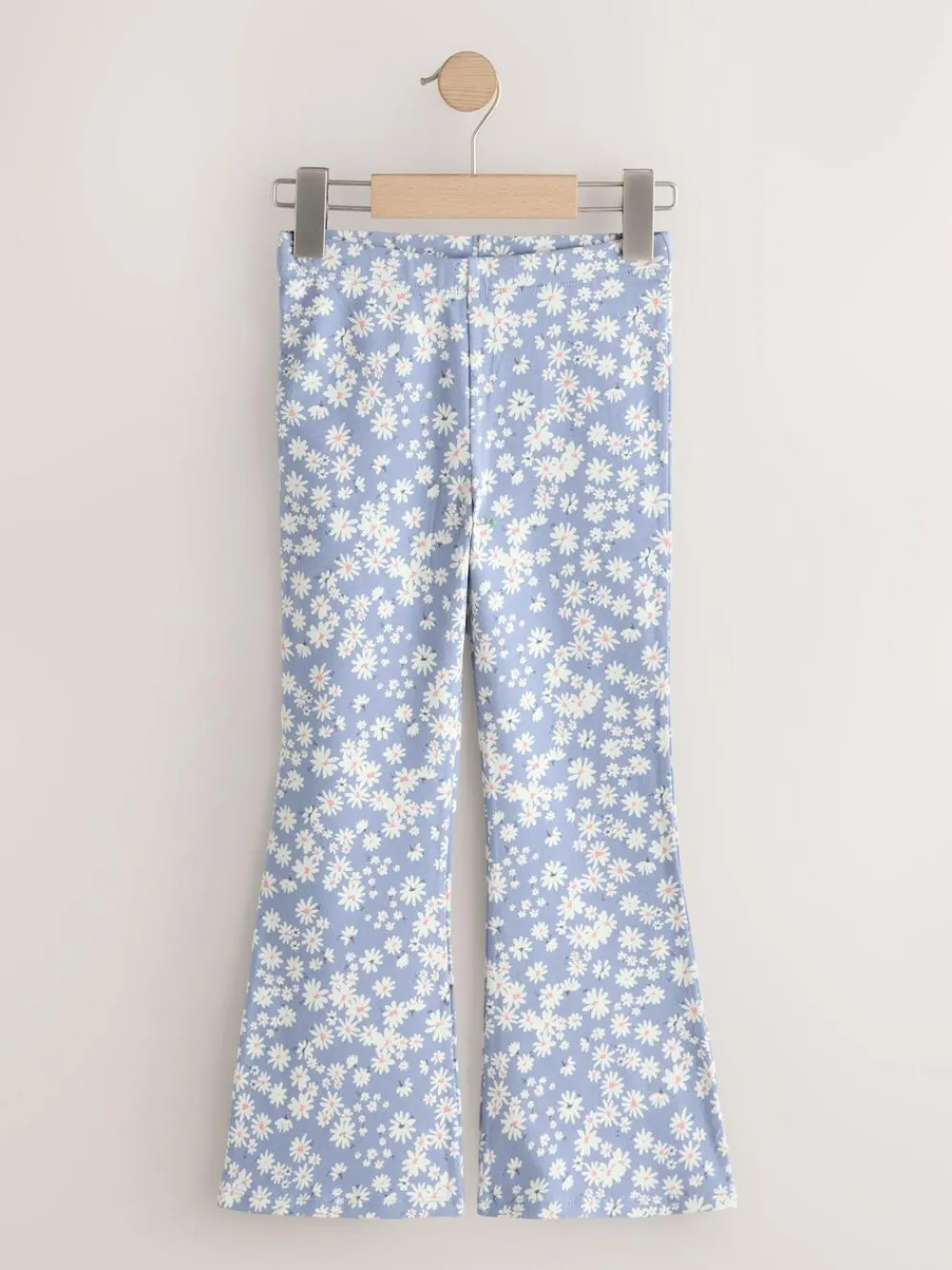 Sale Next 4 Pack Flared Leggings (3-16yrs) Ditsy Blue/Red