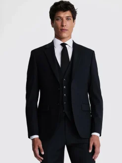 Best DKNY Slim Performance Suit Jacket Black
