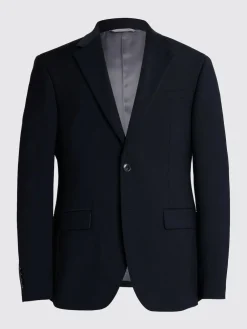 Best DKNY Slim Performance Suit Jacket Black