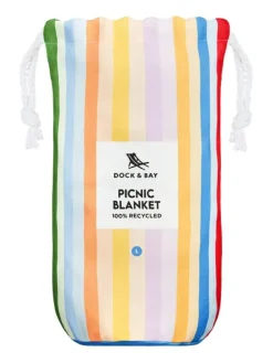 Best Dock & Bay Picnic Outdoor Waterproof Blanket Candy Stripes