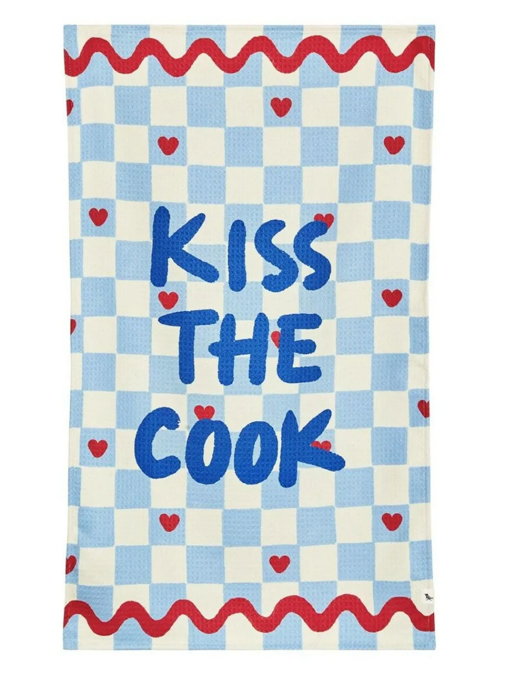 Online Dock & Bay Quick Dry Kitchen Tea Towel Kiss the Cook
