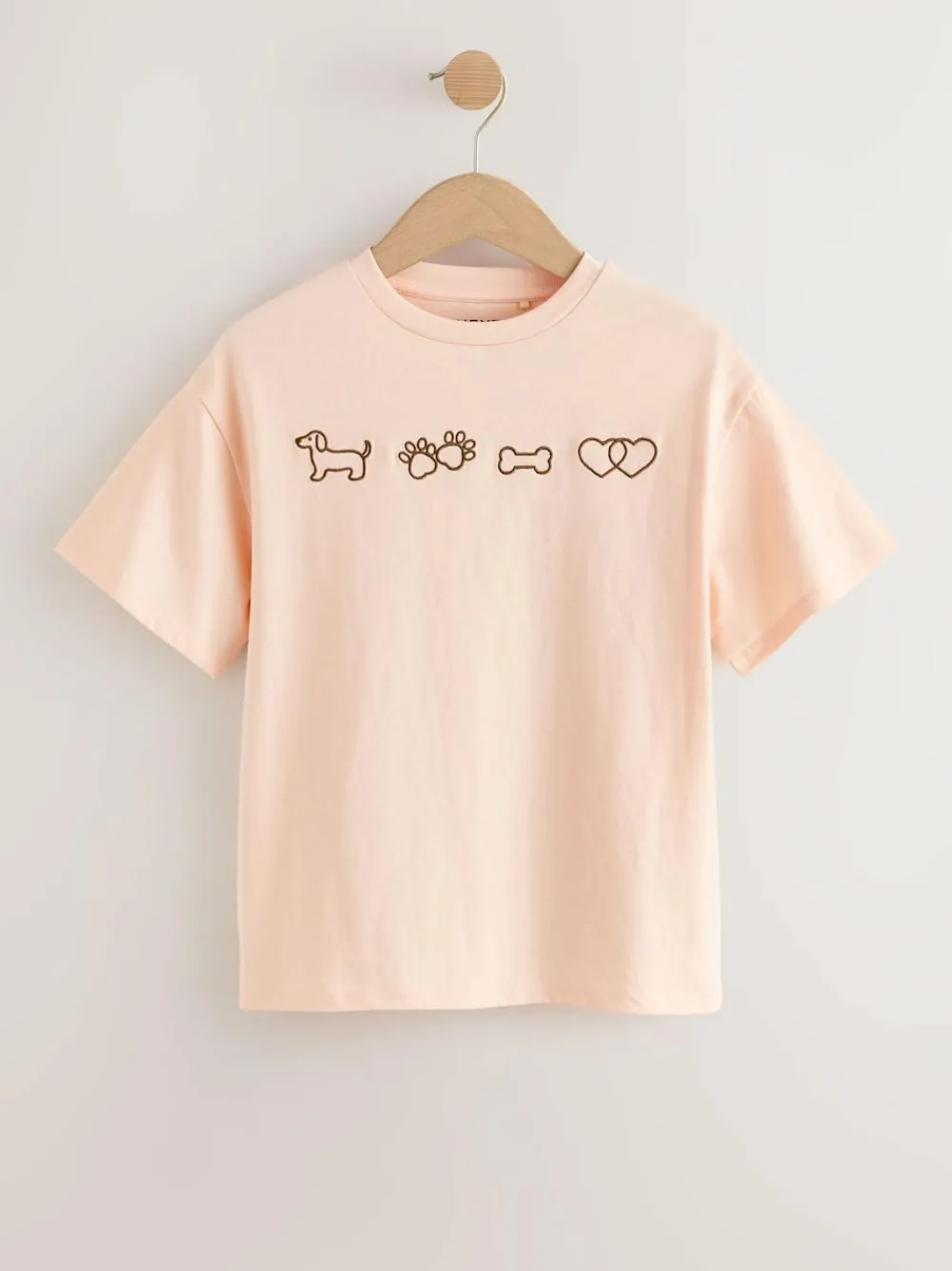 Next Dog Graphic Oversized T-Shirts 4 Pack (3-16yrs)^ Tops|T-Shirts
