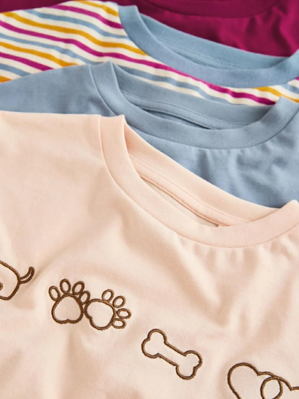 Next Dog Graphic Oversized T-Shirts 4 Pack (3-16yrs)^ Tops|T-Shirts