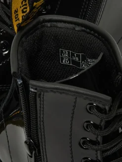 New Dr. Martens Black 1460 J Patent Lamper Shoes