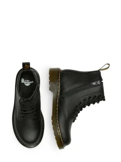 Discount Dr. Martens Black Junior 1460 Softy T Lace-Up Leather Boots