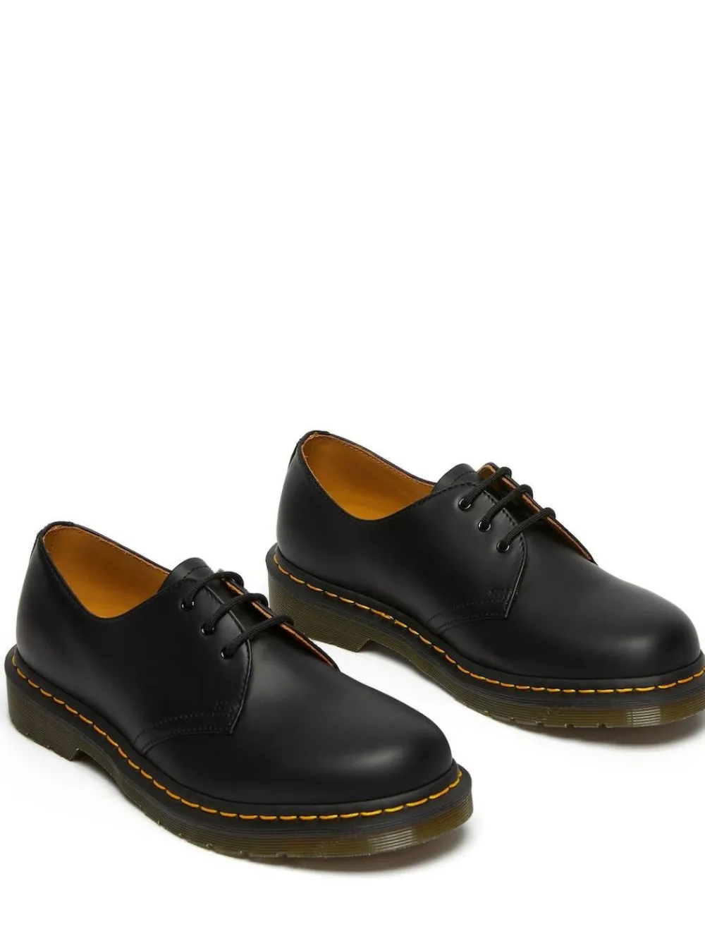 Outlet Dr. Martens Black Unisex 1461 Smooth Leather Shoes