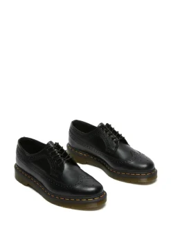 New Dr. Martens Black Unisex 3989 Smooth Brogue Leather Shoes