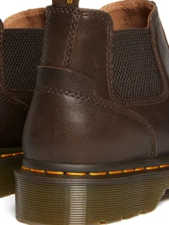 Dr. Martens Brown 2976 Lo Kelp Chelsea Leather Boots^ Boots|Boots