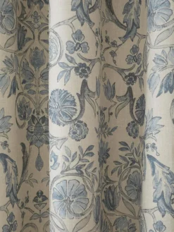 Dreams & Drapes Blue Averie Pencil Pleat Curtains^ Curtains & Blinds