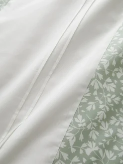 Dreams & Drapes Green Tess Easy Care Duvet Cover Set^ Branded Bedlinen