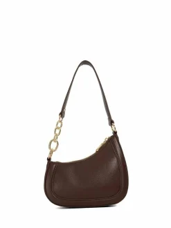 Dune London Brown Direction Small Smart Scoop Shoulder Bag^Women Bags