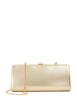 Discount Dune London Belinda Tear Drop Clutch Gold
