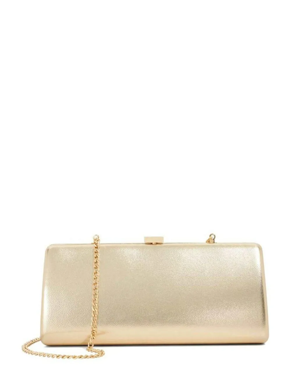 Discount Dune London Belinda Tear Drop Clutch Gold