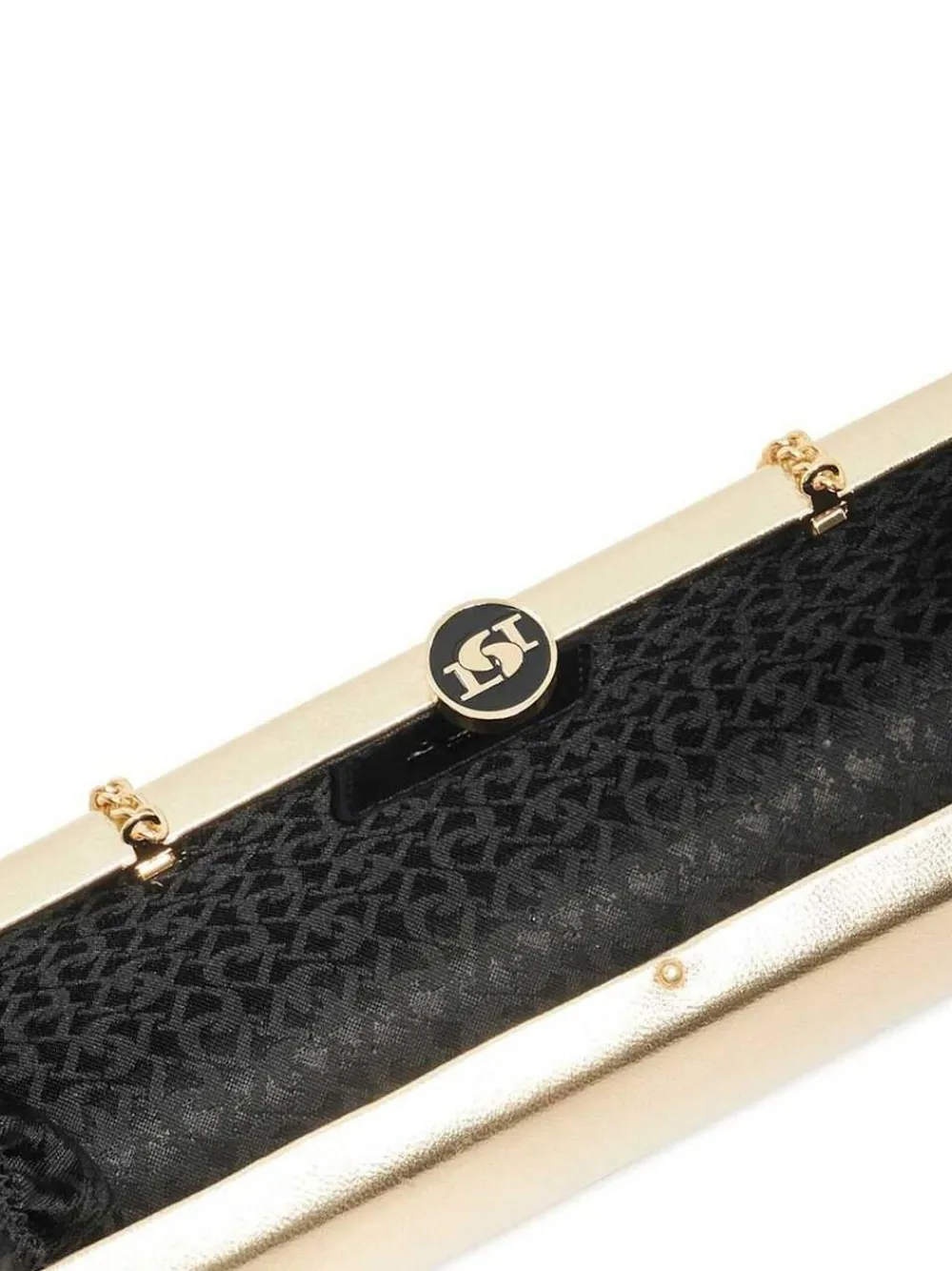 Discount Dune London Belinda Tear Drop Clutch Gold