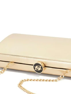 Discount Dune London Belinda Tear Drop Clutch Gold