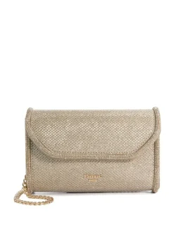 Clearance Dune London Gold Bellini Border Foldover Clutch