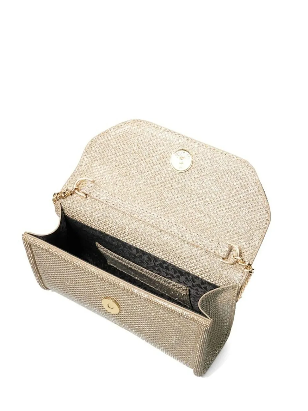 Clearance Dune London Gold Bellini Border Foldover Clutch