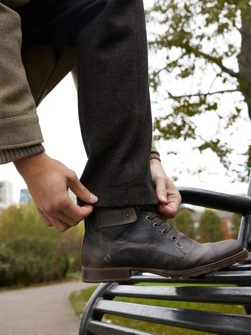 Dune London Standard Fit Heavy Duty Leather Simon Ankle Boots^ Boots|Boots