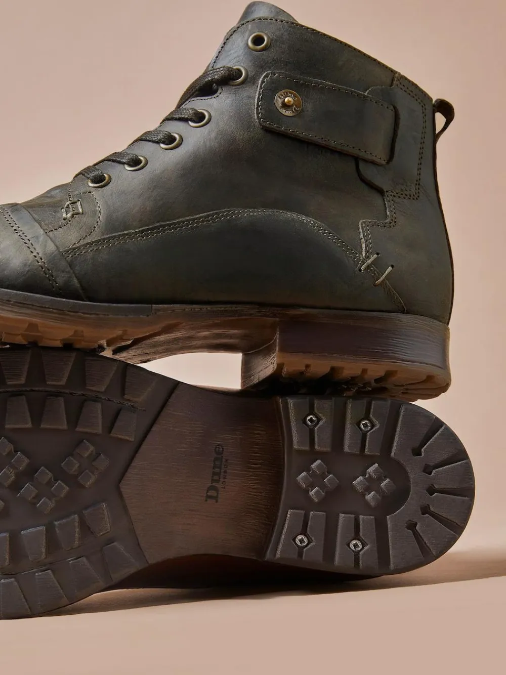 Dune London Standard Fit Heavy Duty Leather Simon Ankle Boots^ Boots|Boots