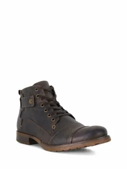 Dune London Standard Fit Heavy Duty Leather Simon Ankle Boots^ Boots|Boots