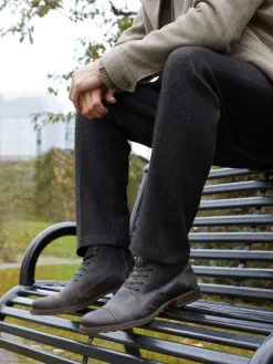 Dune London Standard Fit Heavy Duty Leather Simon Ankle Boots^ Boots|Boots