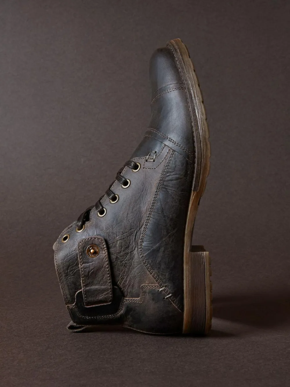 Dune London Standard Fit Heavy Duty Leather Simon Ankle Boots^ Boots|Boots