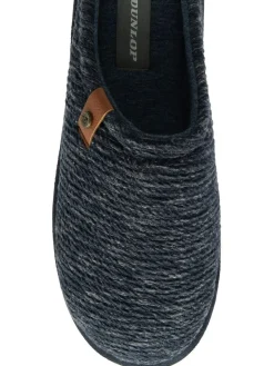 Sale Dunlop Drop In Mule Slippers Blue