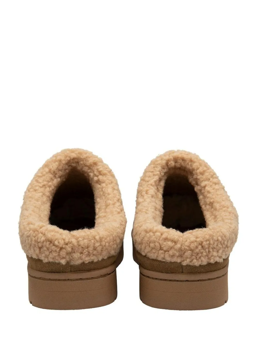 Best Dunlop Suede Mule Slippers Brown