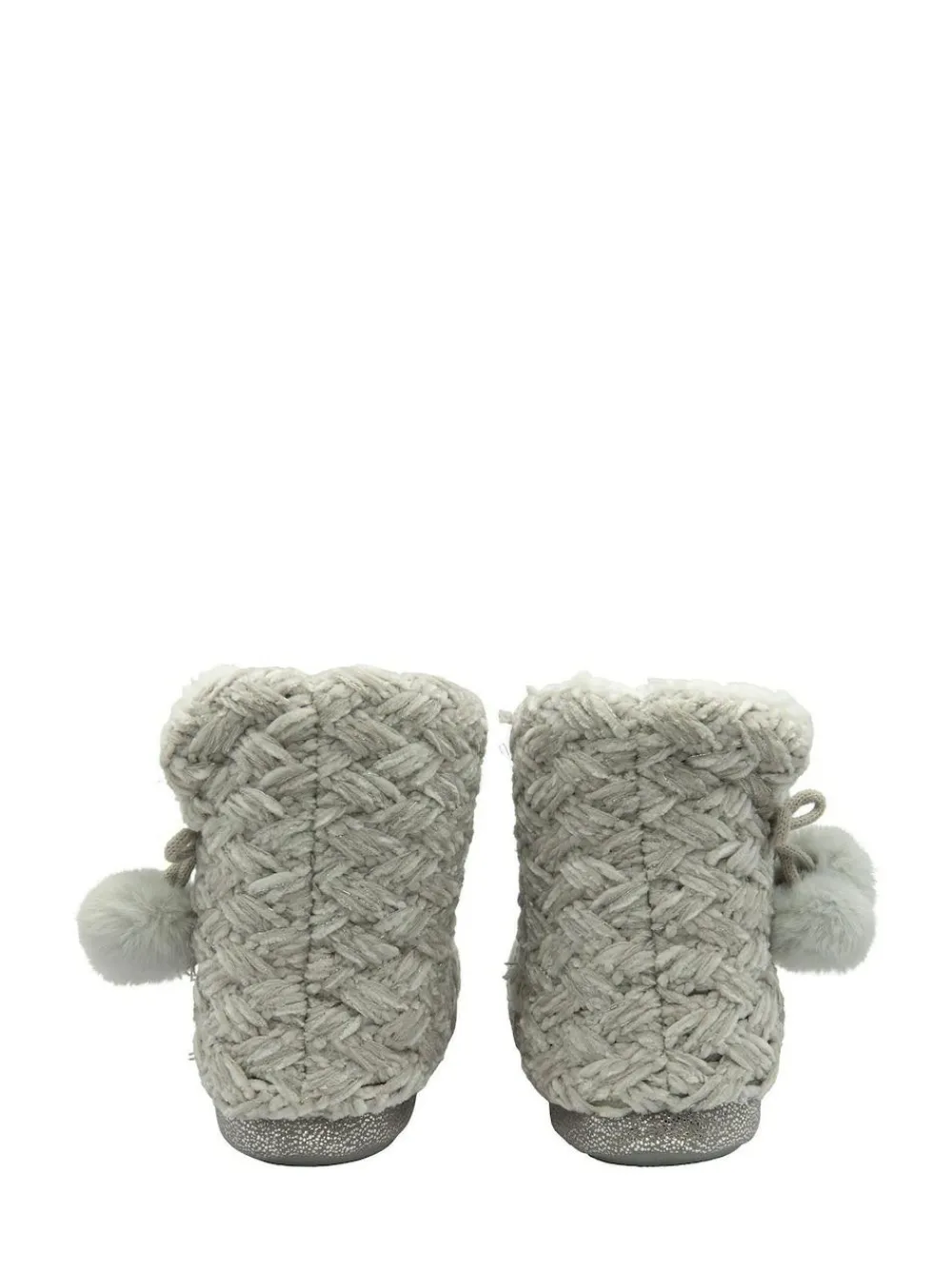 Dunlop Ladies Knitted Bootee Slippers^Women Slippers