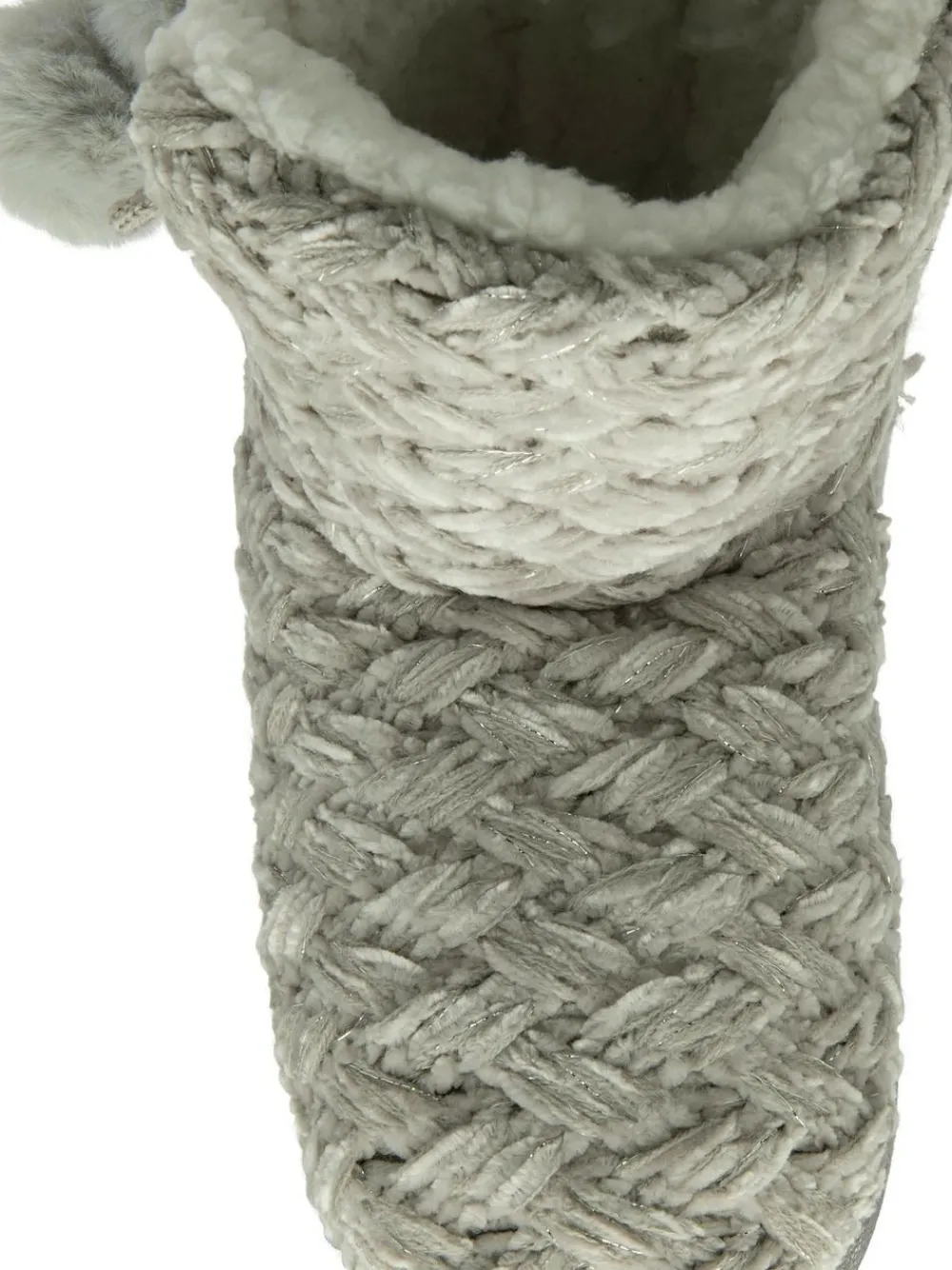 Dunlop Ladies Knitted Bootee Slippers^Women Slippers