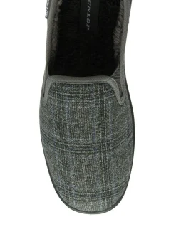 Dunlop Mens Twin Gusset Full Slippers^ Slippers|Slippers