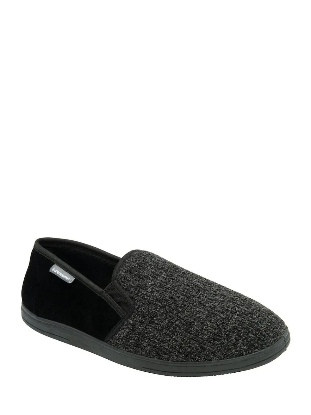 Outlet Dunlop Twin Gusset Full Slippers Grey