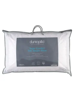Discount Dunlopillo Side Sleeper Latex Pillow with Cotton Cover