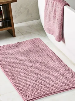 Next Dusky Pink Bobble X-Large Bath Mat^ Towels & Bathmats