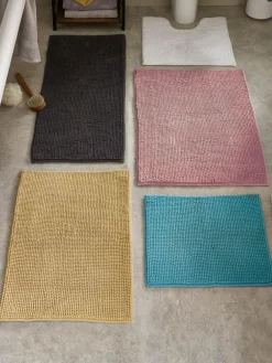 Next Dusky Pink Bobble X-Large Bath Mat^ Towels & Bathmats