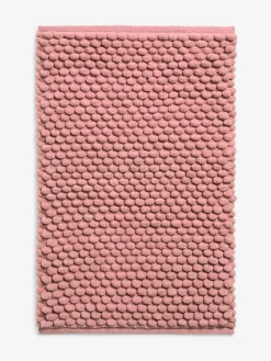 Next Dusky Pink Giant Bobble Bath Mat^ Towels & Bathmats