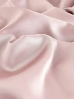 Best Next Dusky Pink Satin Cowl Neck Wedding Guest Bridesmaid Maxi Dress