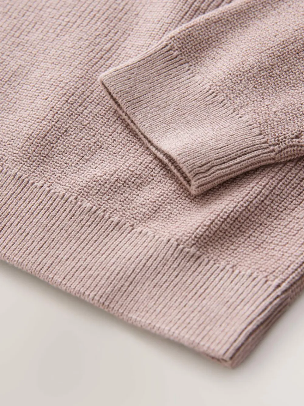 Best Next Dusky Pink Without Stag Cotton Crew Neck Knitted Jumper (3-16yrs)