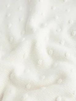 New Next Baby Bobble Blanket Ecru