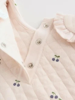 Next Ecru Baby Quilted Sweatshirt and Trousers Set 2 Piece (0mths-2yrs)^ Sets & Co-Ords|Sets & Co-Ords