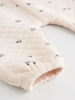 Next Ecru Baby Quilted Sweatshirt and Trousers Set 2 Piece (0mths-2yrs)^ Sets & Co-Ords|Sets & Co-Ords