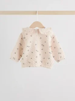 Next Ecru Baby Quilted Sweatshirt and Trousers Set 2 Piece (0mths-2yrs)^ Sets & Co-Ords|Sets & Co-Ords