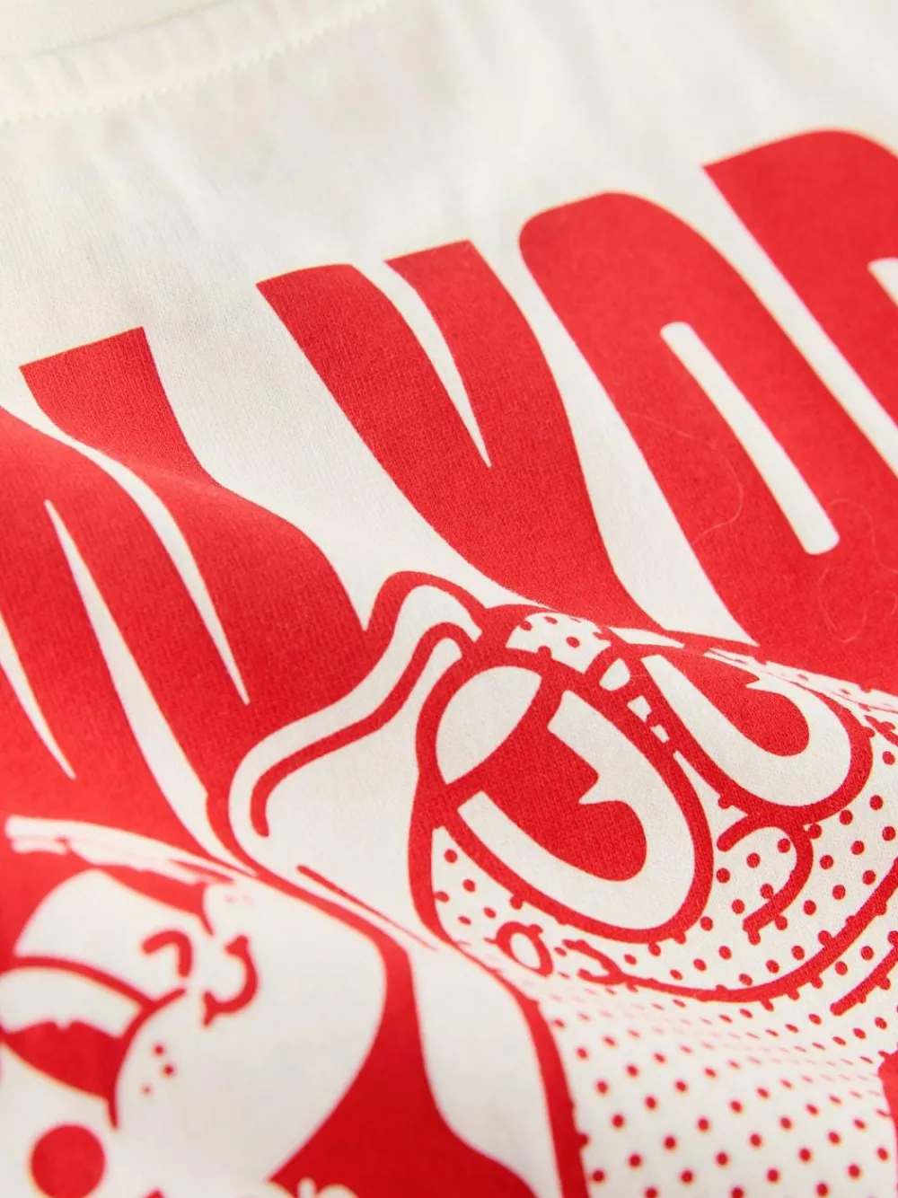 Next Ecru Bagel Oversized Graphic Print T-Shirt (3-16yrs)^ Tops|T-Shirts