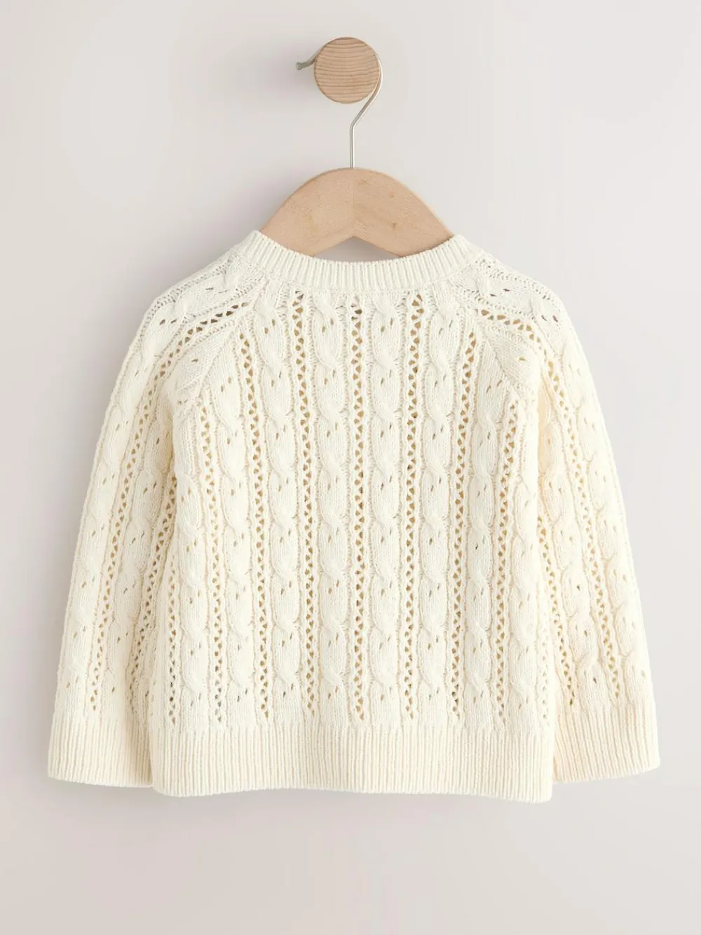 Next Ecru Cable Cardigan (3mths-7yrs)^ Knitwear|Knitwear