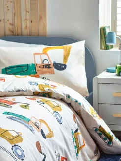 Clearance Next Ecru Diggers Duvet Cover and Pillowcase Set